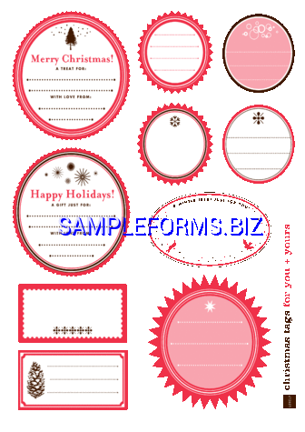 Gift Tag Template 1 pdf free